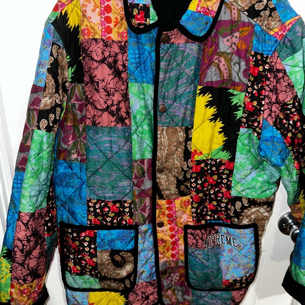 Supreme Reversible Patchwork Quilted Jacket - image 4